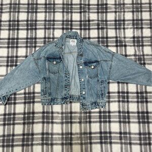 Zara oversized jean jacket